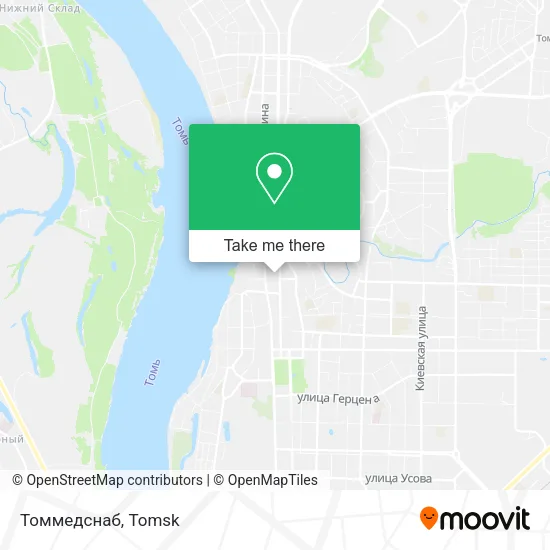 Томмедснаб map