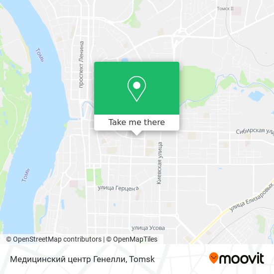 Медицинский центр Генелли map