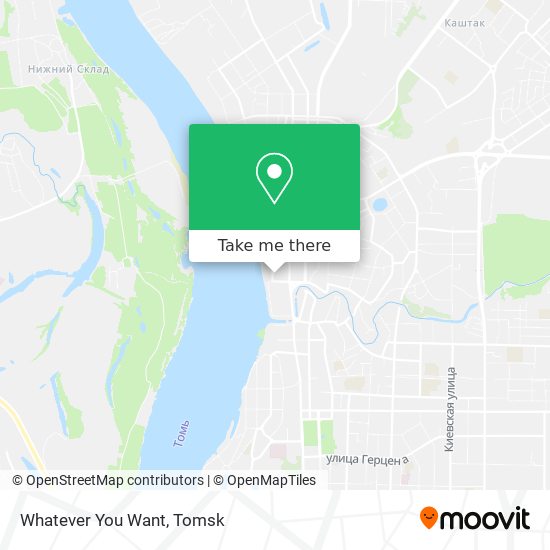 Whatever You Want map
