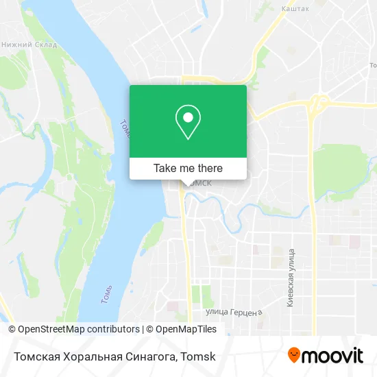 Томская Хоральная Синагога map