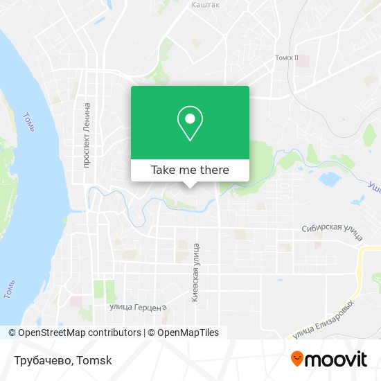 Трубачево map