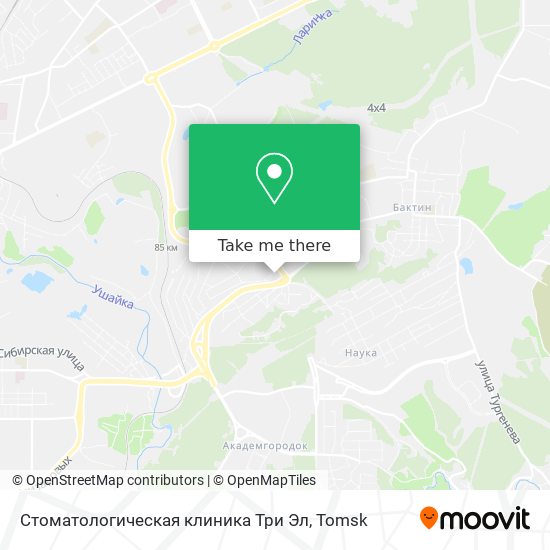 Стоматологическая клиника Три Эл map