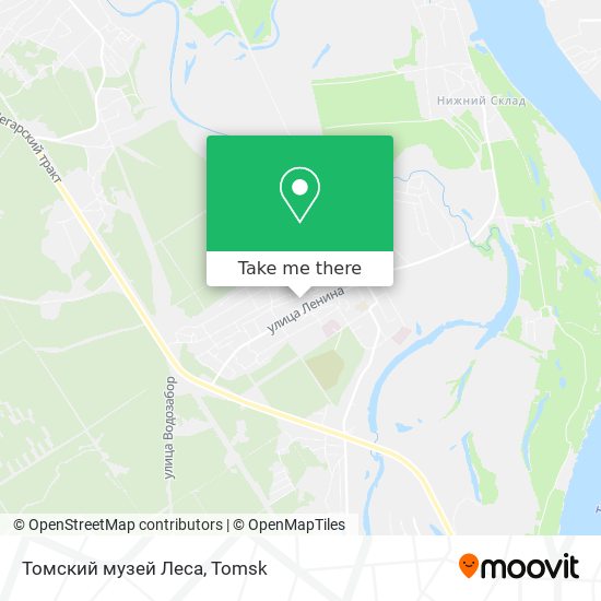 Томский музей Леса map