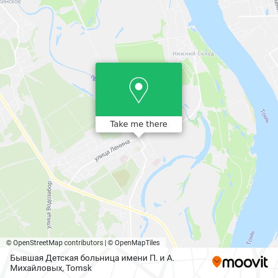 Бывшая Детская больница имени П. и А. Михайловых map