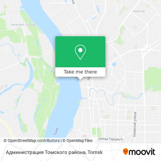 Администрация Томского района map