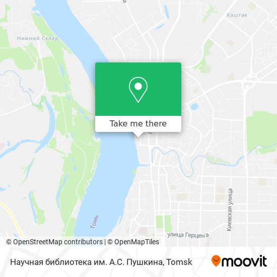 Научная библиотека им. А.С. Пушкина map