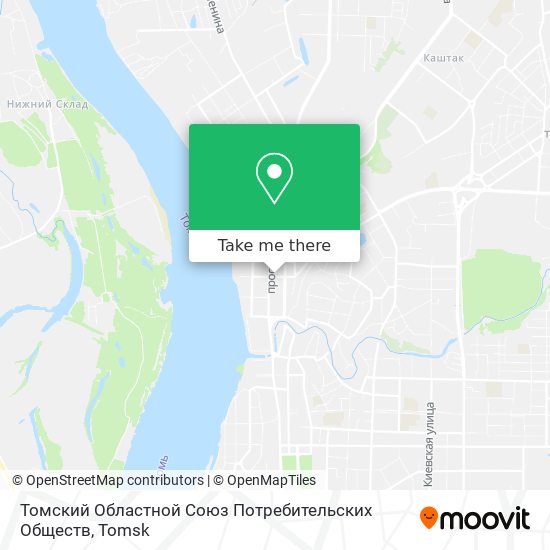 Томский Областной Союз Потребительских Обществ map
