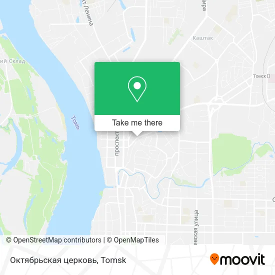 Октябрьская церковь map