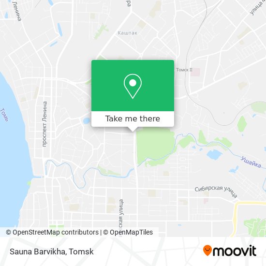 Sauna Barvikha map