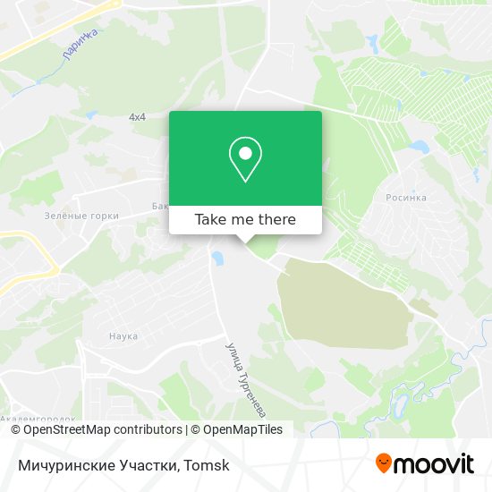 Мичуринские Участки map