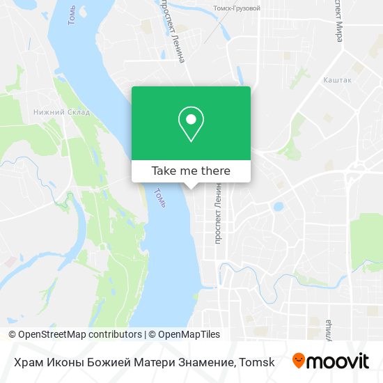 Храм Иконы Божией Матери Знамение map