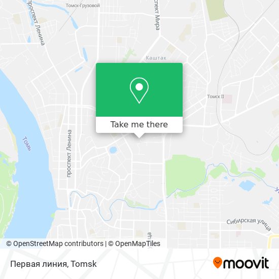 Первая линия map