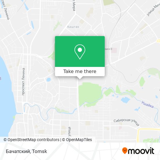 Бачатский map