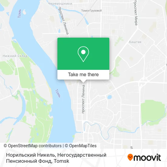 Норильский Никель, Негосударственный Пенсионный Фонд map