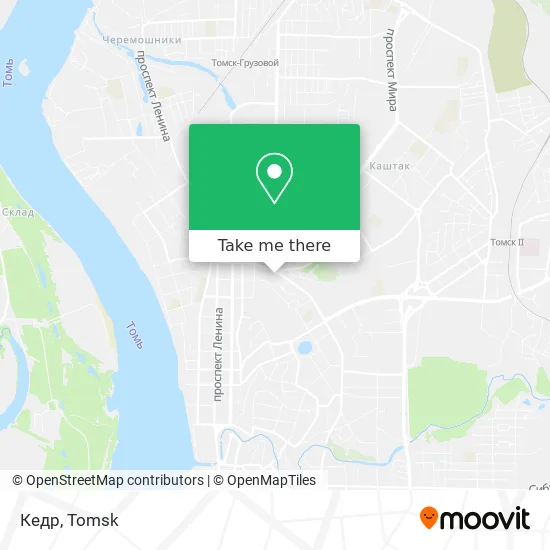 Кедр map