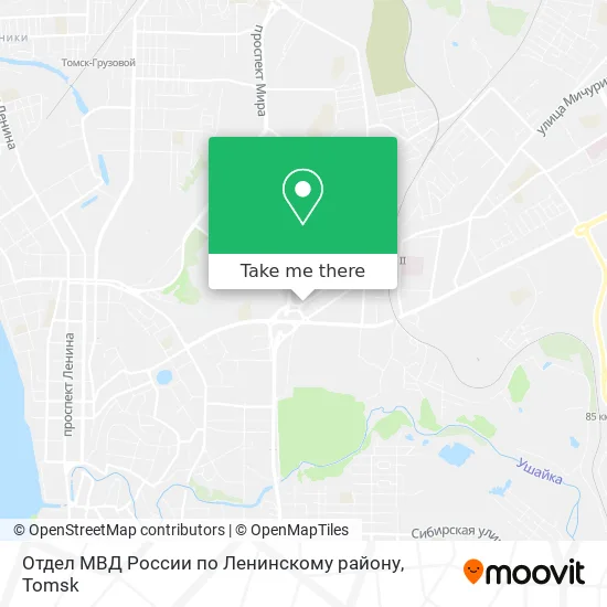 Отдел МВД России по Ленинскому району map