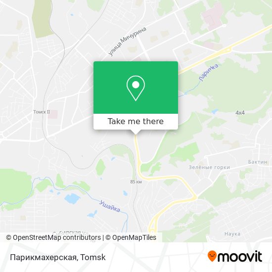 Парикмахерская map