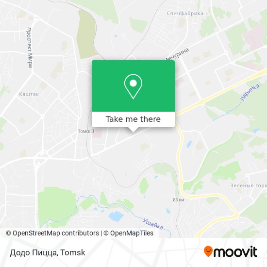 Додо Пицца map