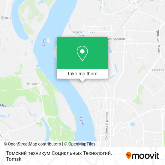 Томский техникум Социальных Технологий map