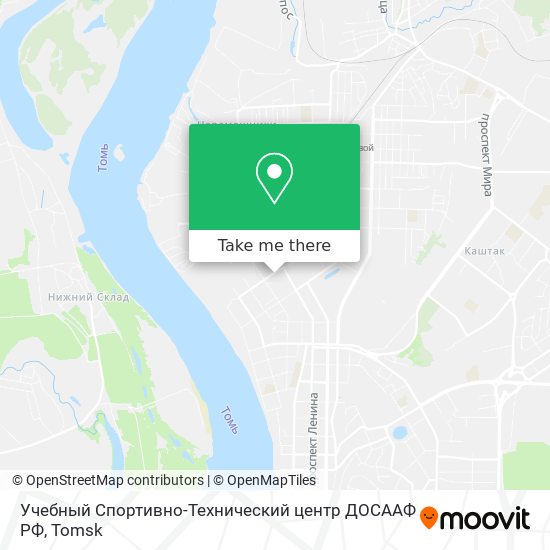 Учебный Спортивно-Технический центр ДОСААФ РФ map