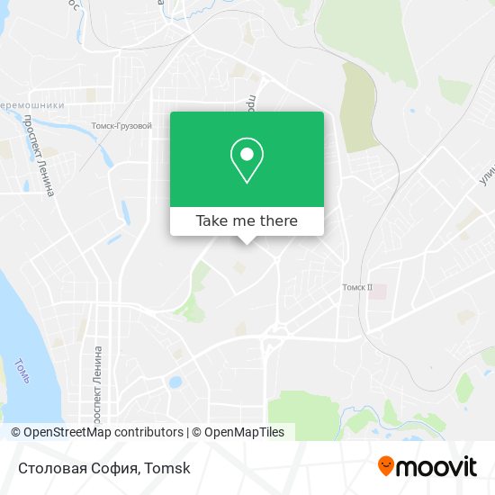 Столовая София map