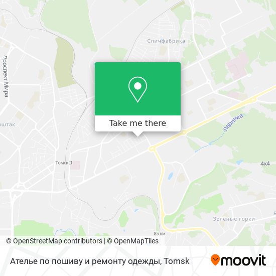Ателье по пошиву и ремонту одежды map