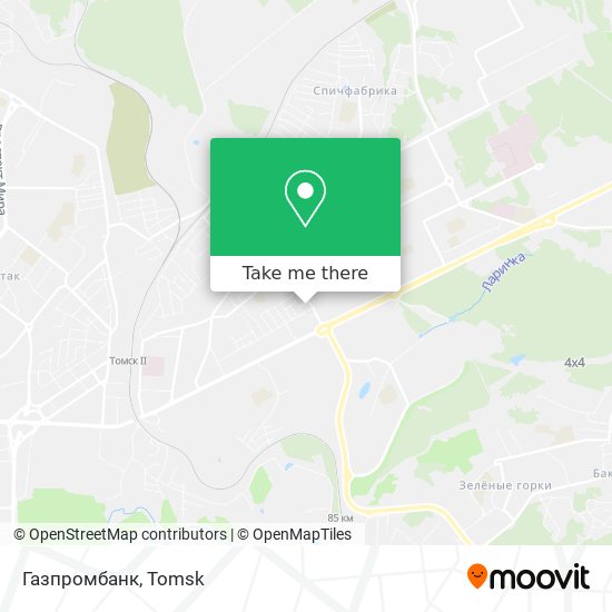 Газпромбанк map
