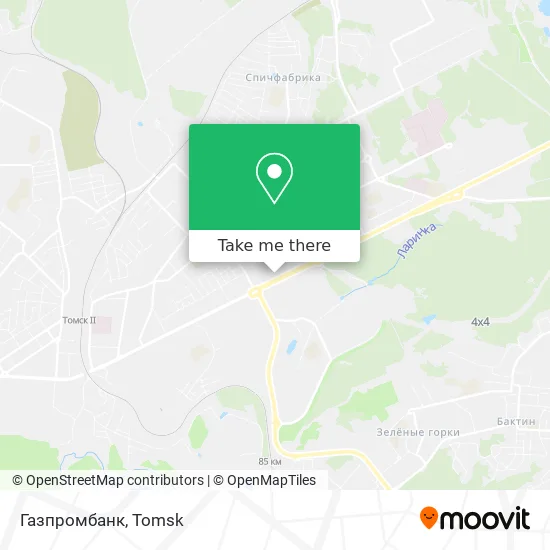 Газпромбанк map