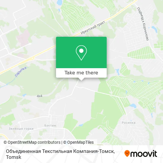 Объединенная Текстильная Компания-Томск map