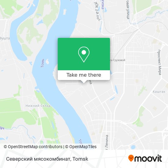 Северский мясокомбинат map