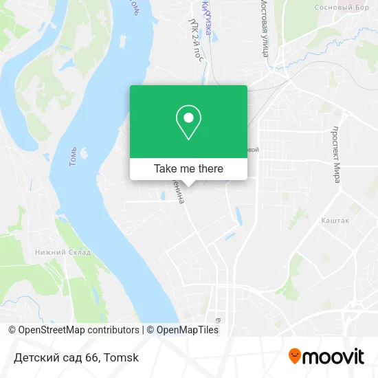 Детский сад 66 map