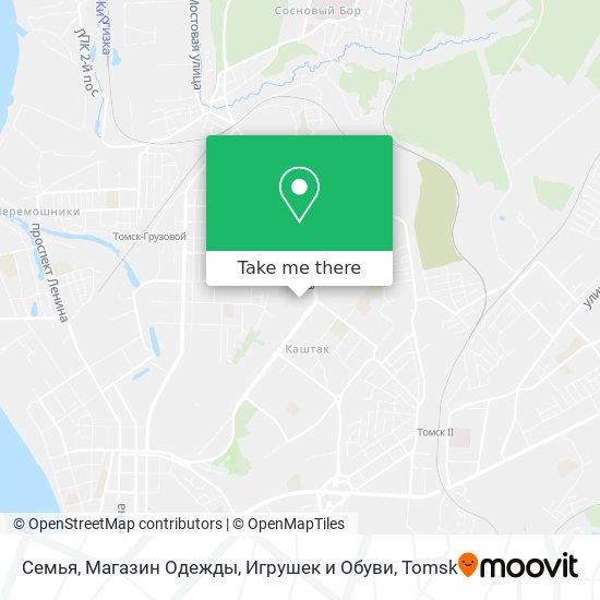 Семья, Магазин Одежды, Игрушек и Обуви map