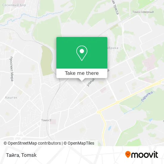 Тайга map