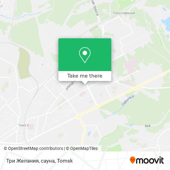 Три Желания, сауна map