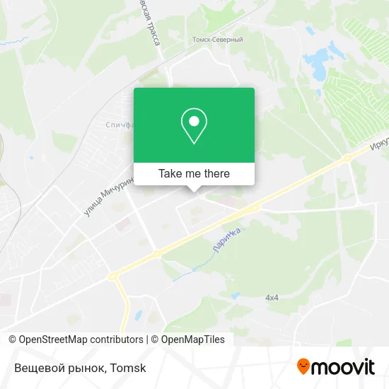 Вещевой рынок map