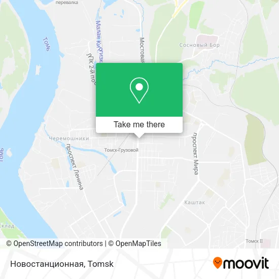 Новостанционная map