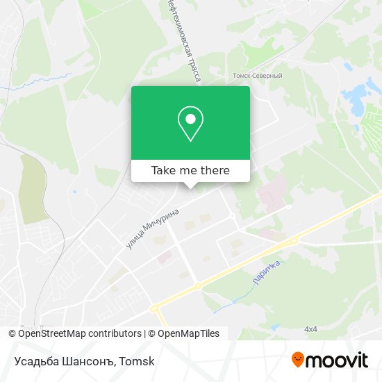 Усадьба Шансонъ map