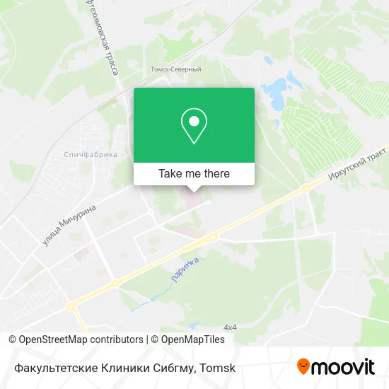 Факультетские Клиники Сибгму map