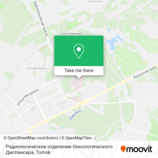 Радиологическое отделение Онкологического Диспансера map