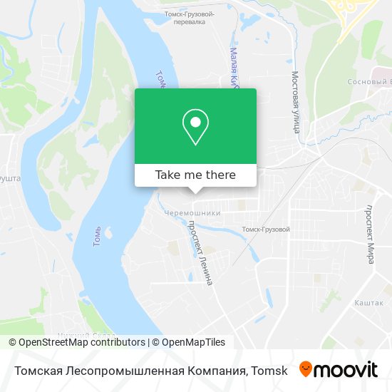 Томская Лесопромышленная Компания map