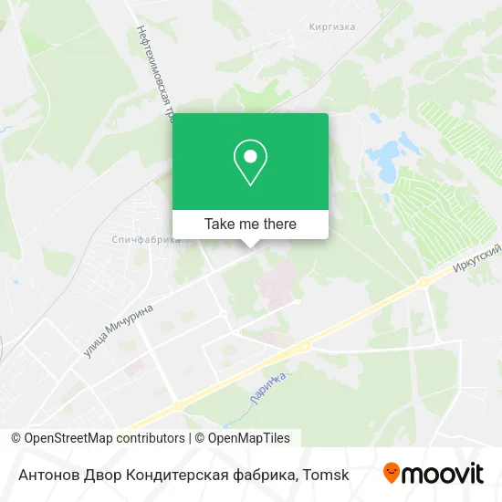 Антонов Двор Кондитерская фабрика map
