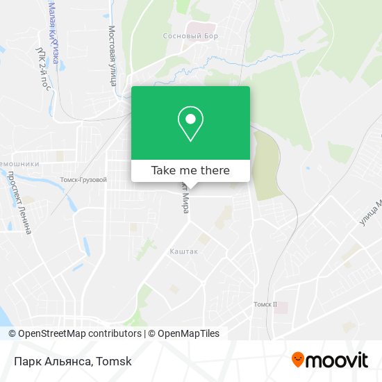 Парк Альянса map
