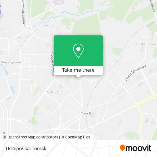 Пятёрочка map