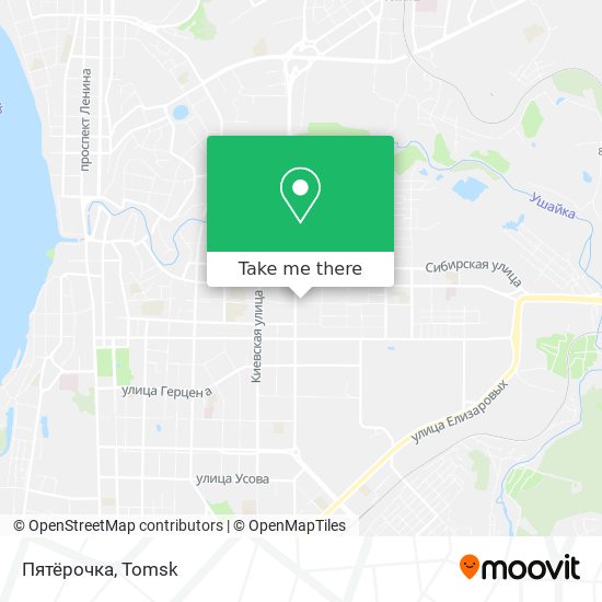 Пятёрочка map
