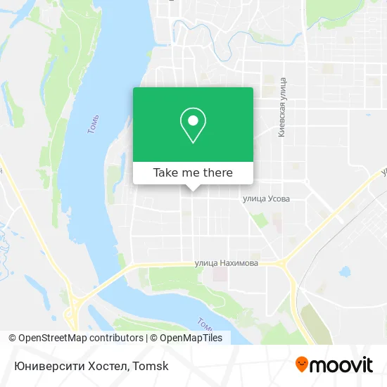 Юниверсити Хостел map