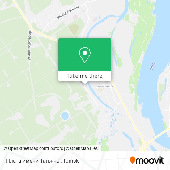 Платц имени Татьяны map