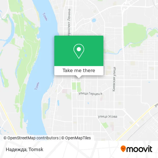 Надежда map