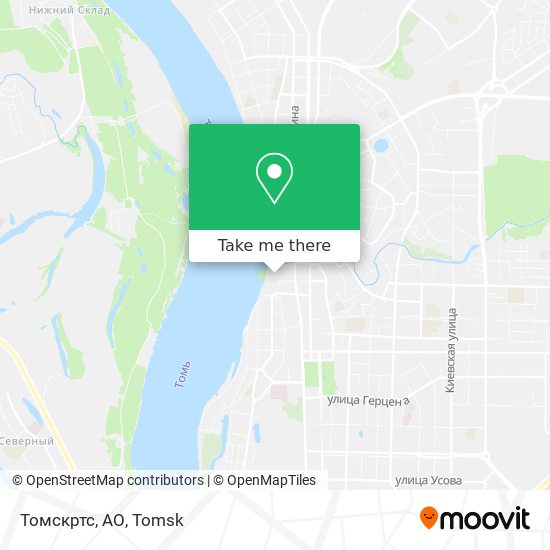 Томскртс, АО map