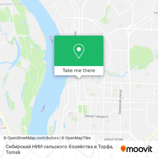 Сибирский НИИ сельского Хозяйства и Торфа map