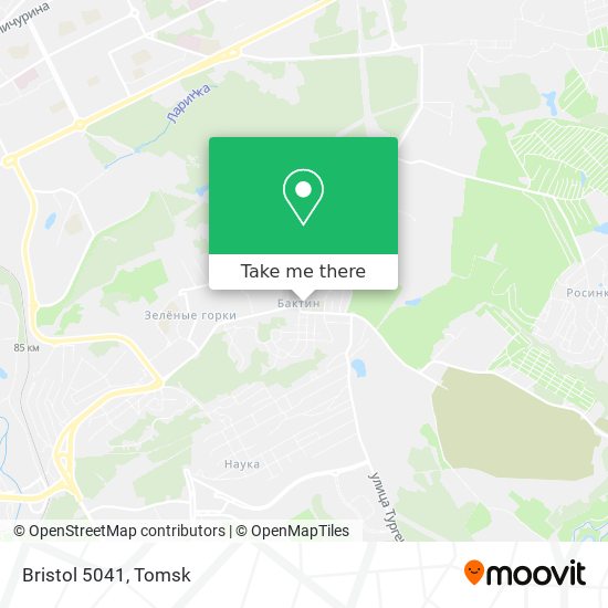Bristol 5041 map